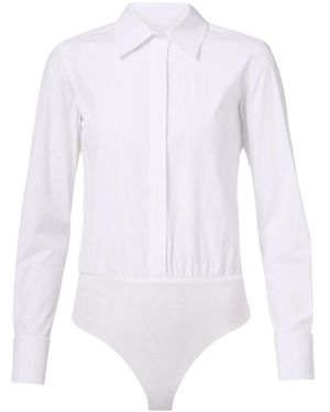 Max Mara Tops ,Wit ,Katoen Witte Katoenen Overhemd