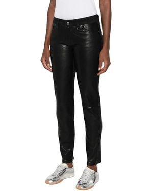 7 For All Mankind Slim-Fit Trousers - Black