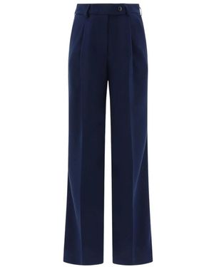 F.it Wide Trousers - Bleu