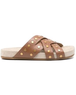 Michael Kors Sliders - Brown