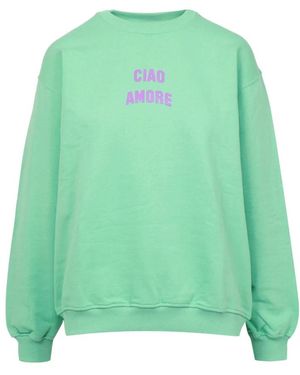 Giada Benincasa Ciao Amore Sweatshirt - Grün