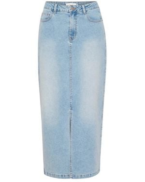 Cream Crebba Denim Rok - Blauw