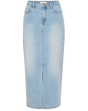 Cream Crebba Denim Rok - Blauw