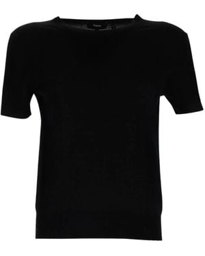 Theory Truien & Vesten ,Zwart ,Wol Basic Knit Tee