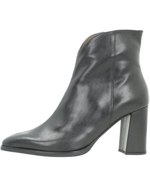 Wonders Schoenen ,Zwart ,Heeled Boots - Grijs