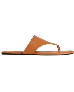 Kiton Schoenen ,Bruin ,Leer Zachte Leren Teenslipper