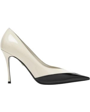 Ferragamo Schoenen ,Leer Decollete - Wit