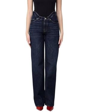 Jean Paul Gaultier Straight Fit Jeans - Blue