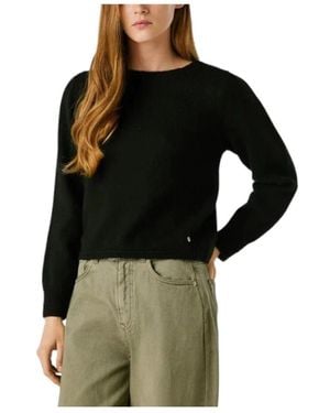 Pepe Jeans Round-Neck Knitwear - Black