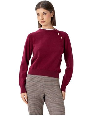 Kocca Round-Neck Knitwear - Rojo