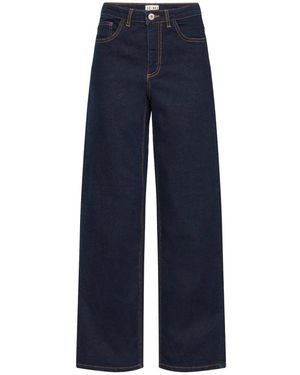 Ichi Jeans ,Blauw ,Denim Ihtwiggy Straight Broek 20119128