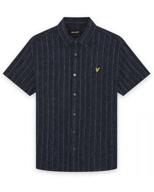Lyle & Scott Short Sleeve Shirts - Blu