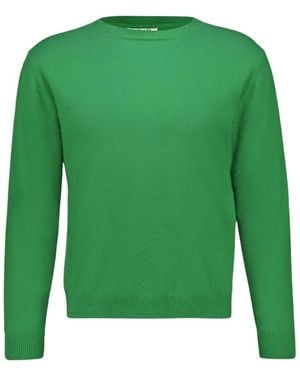 AURALEE Pullover Aus Gebürsteter Kaschmir-Baumwolle - Grün