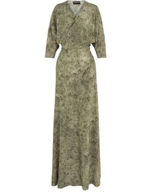 Cortana Wrap Dresses - Verde