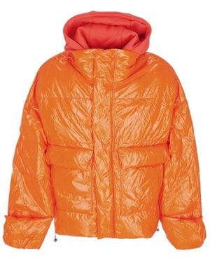Acupuncture Winter Jackets - Orange