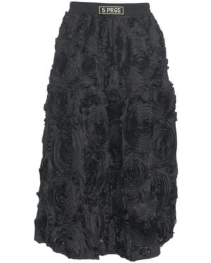 5 PROGRESS Midi Skirts - Gris