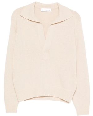 Victoria Beckham Polo Shirts - Natural