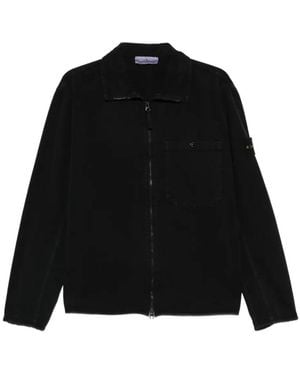 Stone Island Light Jassen - Zwart