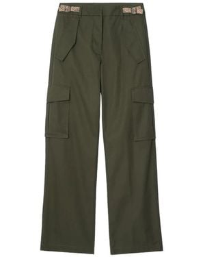 Burberry Wide Trousers - Green