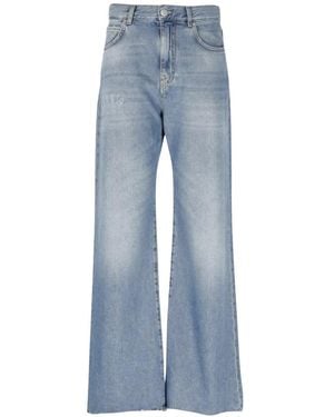 Calvin Klein Wide Jeans - Bleu