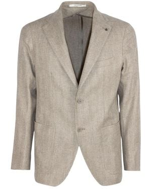 Tagliatore Visgraat Blazer - Grijs