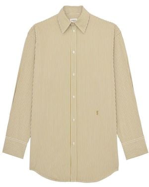 Saint Laurent Shirts - Natural