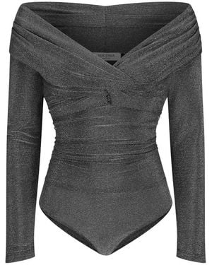 Nicowa Lamé-Jersey Elegant Body Awilono - Grijs