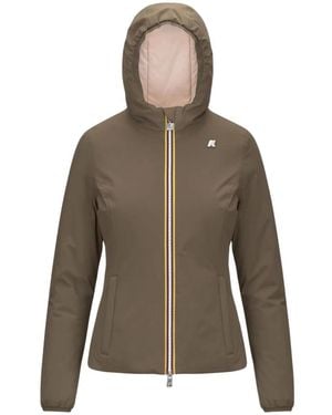 K-Way Winter Jackets - Brown