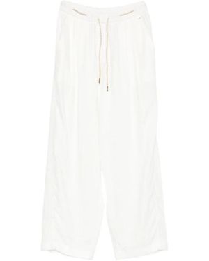 Herno Wide Trousers - Blanco