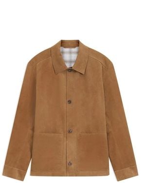 BOSS Leather Jackets - Marrón