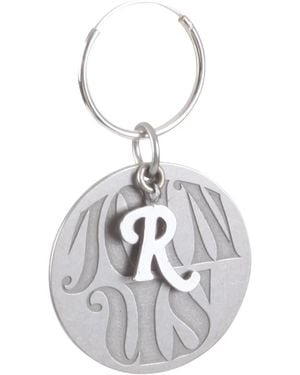 Raf Simons Accessoires ,Grijs ,Join Us Circular Charm Single Earring - Metallic