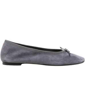 Aeyde Tiby Suède Ballerina's - Blauw