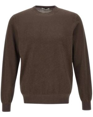 Kangra Round-Neck Knitwear - Brown