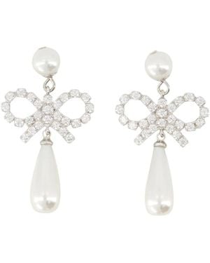 Self-Portrait Earrings - Blanco