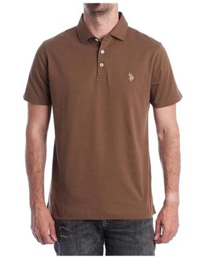U.S. POLO ASSN. Polo Shirts - Brown