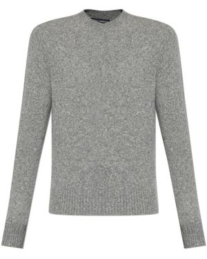 Dolce & Gabbana Round-Neck Knitwear - Grigio