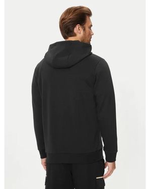 BOSS Schwarzer Hoodie Mit Reißverschluss Und Kapuze