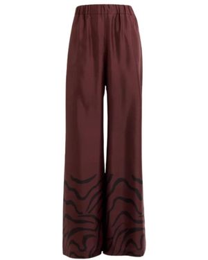Raquel Diniz Wide Trousers - Rood