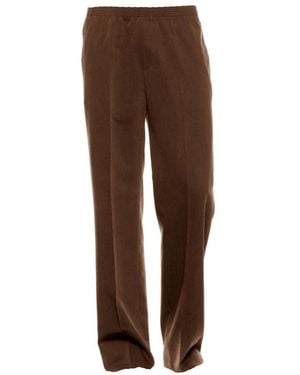Cellar Door Straight Trousers - Brown