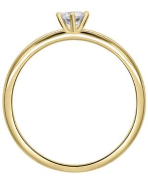 ONE ELEMENT Gelbgold Diamantring Elegantes Design - Mettallic