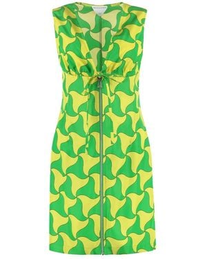 Bottega Veneta Short Dresses - Green