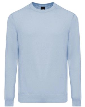 Add Round-Neck Knitwear - Bleu