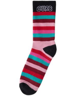 Lanvin Curb Socken - Rot