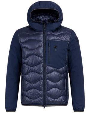 Blauer Winter Jackets - Blu
