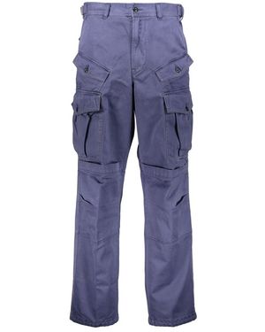DIESEL Straight Trousers - Blue