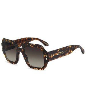 Isabel Marant Quadratische Sonnenbrille - Schwarz