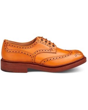 Tricker's Laced Shoes - Orange