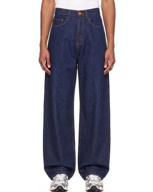 BeWider Jeans ,Blauw ,Denim Super Loose Denim
