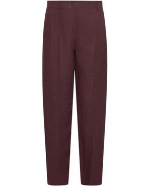 Marella Linnen Broek - Paars