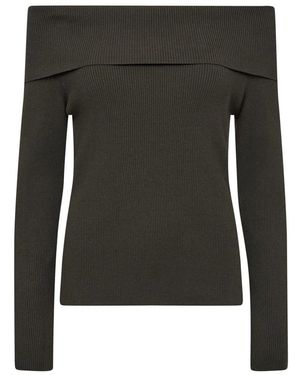 Mos Mosh Truien & Vesten ,Groen ,Ronde Hals Gebreide Kleding